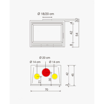 Insertable de fundición KUBICALOR ECOSTAR