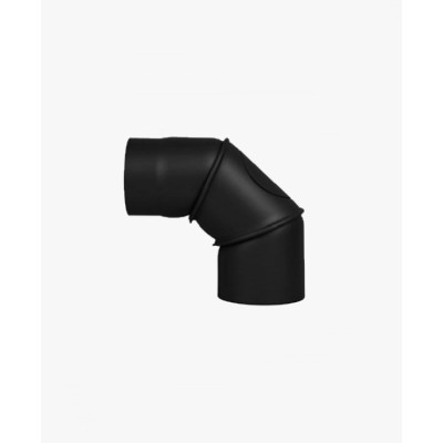 Codo Orientable 0-90º Acero Negro 2mm | La Boutique del Fuego