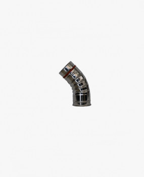 Codo para Estufa de Pellet Ø 100 mm Simple Pared | La Boutique del Fuego