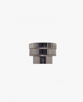 Adaptador Simple a Doble Pared Inox 316 Ø 100 mm | La Boutique del Fuego